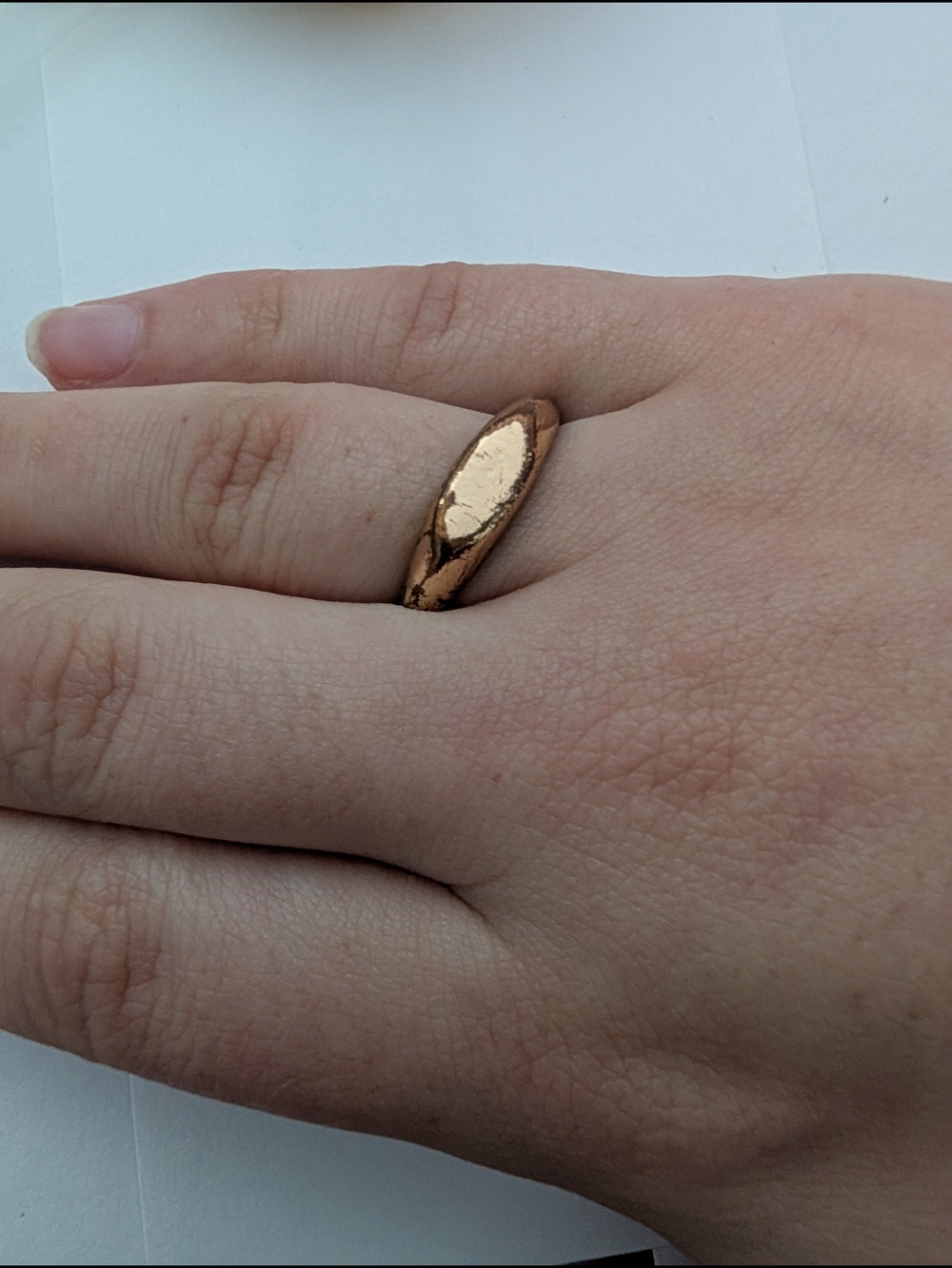 Gold-Tone Base Ring - Picture 3 of 3